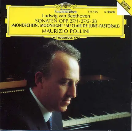 Beethoven / Maurizio Pollini - Sonaten Opp. 27/1 • 27/2 • 28 »Mondschein