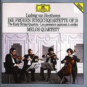 Ludwig van Beethoven , Melos Quartett - Die Frühen Streichquartette Op. 18 = The Early String Quartets = Les Premiers Quatuors À Cordes