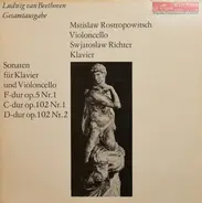 Beethoven - Sonaten Für Klavier Und Violoncello F-dur Op. 5 Nr. 1, C-dur Op. 102 Nr. 1, D-dur Op. 102 Nr. 2