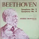 LP - Ludwig van Beethoven , NDR Sinfonieorchester , Pierre Monteux - Symphony No. 2 / Symphony No. 4