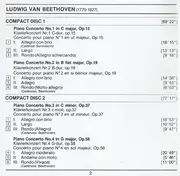 CD-Box - Beethoven - Piano Concertos 1 - 5, Choral Fantasia