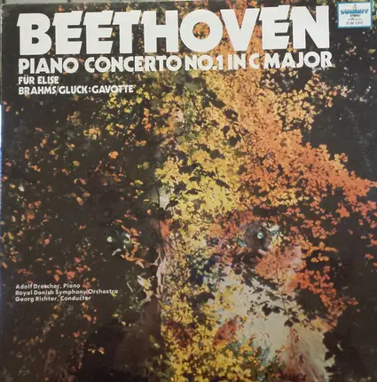 Beethoven / Brahms - Piano Concerto No. 1 In C Major, Op. 15 / Gluck: Gavotte
