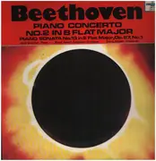LP - Ludwig van Beethoven , Adolf Drescher , Det Kongelige Kapel , George Richter - Piano Concerto No. 2 In B Flat Major / Piano Sonata No. 13 In E Flat Major, Op. 27, No. 1