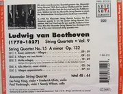 CD - Beethoven / Alexander String Quartet - String Quartets Vol. 9 (No. 15 Op. 132)