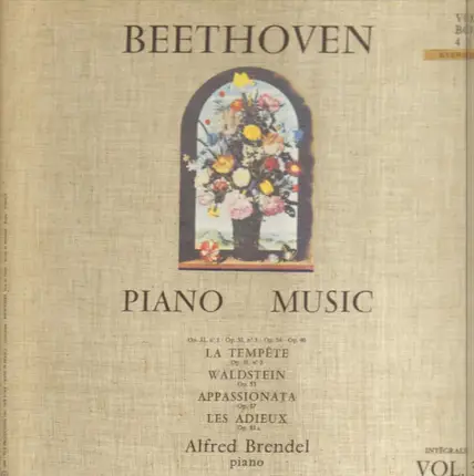 Ludwig van Beethoven , Alfred Brendel - Piano Music: Complete In 6 Volumes, Vol. III