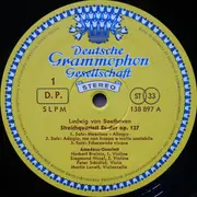 LP - Ludwig van Beethoven , Amadeus-Quartett - Streichquartette Es-Dur Op. 127 Und F-Dur Op. 135 - Tulip rim.