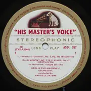 LP - Beethoven (André Cluytens) - Fifth Symphony / 'Leonore' Overture No.3