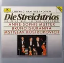 Double CD - Ludwig van Beethoven , Anne-Sophie Mutter , Bruno Giuranna , Mstislav Rostropovich - Die Streichtrios = The String Trios = Les Trios Pour Cordes