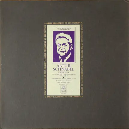 Beethoven (Artur Schnabel) - Concerto No. 3 in C-Minor, op. 37