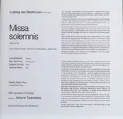 Double LP - Ludwig van Beethoven , Arturo Toscanini - Missa Solemnis- Toscanini Edition