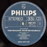 LP - Ludwig van Beethoven , Beaux Arts Trio - Trios Für Klavier, Violine Und Violoncello