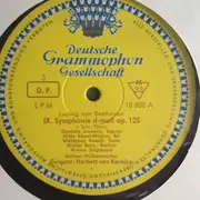 LP - Beethoven / Berliner Philh., Karajan - Symphonien 8 & 9 (Finale) - Tulip rim.