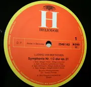 LP - Ludwig van Beethoven , Berliner Philharmoniker , Ferenc Fricsay - Symphonien Nr.1 & Nr.8 - mono