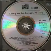 CD - Ludwig van Beethoven , Brigitte Vogel , Janice Alder-Alford , Christian Elsner , Markus Köhler , Kr - Drei Hymnen Für Vier Singstimmen Mit Begleitung Des Orchesters Op. 86= Three Hymns For Four Voices With Orchestral Accompaniment, Op. 86