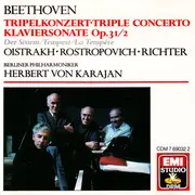 CD - Ludwig van Beethoven , David Oistrach • Mstislav Rostropovich • Sviatoslav Richter , Berliner Philh - Tripelkonzert•Triple Concerto Klaviersonate Op.31/2
