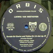 LP - Beethoven - Violinsonate A-dur 'Kreutzer-Sonate' / Violinsonate F-dur 'Frühlings-Sonate'