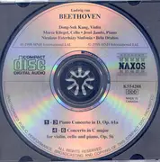 CD - Ludwig Van Beethoven , Dong-Suk Kang • Maria Kliegel • Jenö Jandó • Nicolaus Esterházy Sinfonia , B - Triple Concerto • Piano Concerto In D Major, Op. 61a
