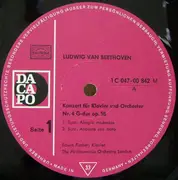 LP - Beethoven - 4. Klavierkonzert G-dur Op.58 - Klaviersonate Nr. 8 C-moll Op.13