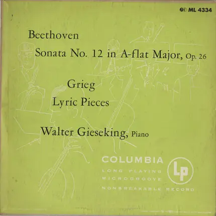 Beethoven / Grieg - Sonata No. 12 Op.26 / Lyric Pieces