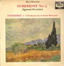LP - Ludwig van Beethoven , Ernest Ansermet , L'Orchestre De La Suisse Romande - Symphony No. 5 ∙ Egmont Overture - No Blue Ribbon on Cover
