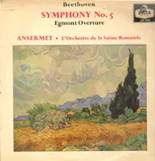 LP - Ludwig van Beethoven , Ernest Ansermet , L'Orchestre De La Suisse Romande - Symphony No. 5 ∙ Egmont Overture - No Blue Ribbon on Cover