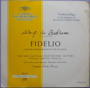 LP - Ludwig van Beethoven / Ferenc Fricsay, Bayerisches Staatsorch., Fischer-Dieskau, I. Seefried - Fidelio - tulip rim