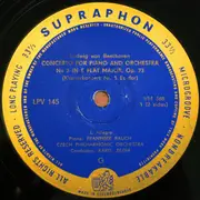 LP - Ludwig van Beethoven , František Rauch , The Czech Philharmonic Orchestra , Karel Šejna - Konzert Für Klavier Und Orchester Nr. 5 Es-dur • Op. 73