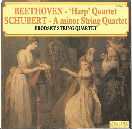 Ludwig van Beethoven , Franz Schubert / Brodsky Quartet - A Minor String Quartet / 'Harp' Quartet