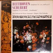 LP - Beethoven / Schubert - Symphonie Nr. 5 C-Moll op.67 / Symphonie Nr. 8 in h-Moll 'Unvollendete