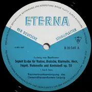 LP - Beethoven / Gewandhaus-Kammermusikvereinigung - Septett Für Violine, Bratsche, Klarinette, Horn, Fagott, Violincello Und Kontrabass Es-dur Op. 20