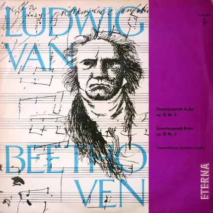 Beethoven / Gewandhaus-Quartett Leipzig - Streichquartett A-Dur Op. 18 Nr. 5 / Streichquartett B-Dur Op. 18 Nr. 6