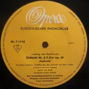 LP - Ludwig van Beethoven , Gewandhausorchester Leipzig , Franz Konwitschny - Sinfonie Nr. 6 F-Dur op. 68 'Pastorale'