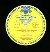 LP - Ludwig van Beethoven , Géza Anda - Wolfgang Schneiderhan - Pierre Fournier , Ferenc Fricsay - Radio - Triple Concerto Pour Piano, Violon, Violoncelle Et Orchestre En Ut Majeur