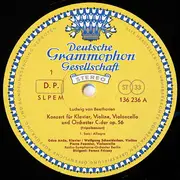 LP - Ludwig van Beethoven , Géza Anda ‧ Wolfgang Schneiderhan ‧ Pierre Fournier , Radio-Symphonie-Orches - Tripelkonzert = Triple Concerto