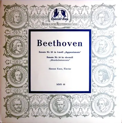 Beethoven - Sonate Nr. 23 In F-Moll 'Appassionata' / Sonate Nr. 14 In Cis-Moll 'Mondscheinsonate'