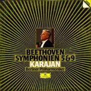 Double LP - Ludwig Van Beethoven , Herbert von Karajan , Berliner Philharmoniker - Symphonien 5 & 9 - Hardcover Box + Booklet