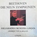 LP-Box - Ludwig van Beethoven , Herbert von Karajan Und Philharmonia Orchestra - Die Neun Symphonien - Duophonic