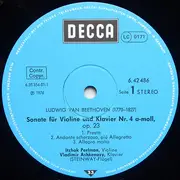 LP - Beethoven - Violinsonate Nr 4 A-moll, Op. 23 / Violinsonate Nr  5 F-dur. Op. 24 'Frühlingssonate'