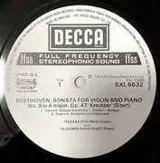 LP - Beethoven - Violin Sonatas No.9 'Kreutzer' & No.2 - White Label