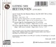 CD - Beethoven / Jürg Wyttenbach - Sonate Op. 106 / Grandes Fugues Op. 133 Et 134