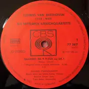 LP-Box - Ludwig van Beethoven , Juilliard String Quartet - Die Mittleren Streichquartette