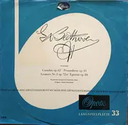 LP - Ludwig van Beethoven , Jascha Horenstein , Vienna Pro Musica Orchestra - Ouvertüren