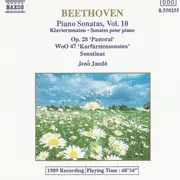 CD - Beethoven / Jenö Jandó - Piano Sonatas, Vol. 10: Op. 28 'Pastoral' • WoO 47 'Kurfürstensonaten'  • Sonatinas
