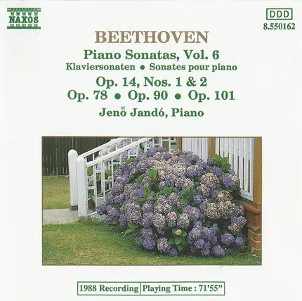 Beethoven / Jenö Jandó - Piano Sonatas, Vol. 6: Op. 14 Nos. 1 & 2 • Op. 78 • Op.90 • Op. 101