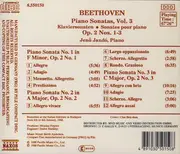 CD - Beethoven - Piano Sonatas, Vol. 3