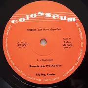 LP - Ludwig van Beethoven , Johann Sebastian Bach , Johannes Brahms - Elly Ney - Sonate Op.110 As-Dur