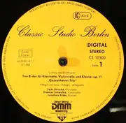 LP - L.V Beethoven / Brahms - Klarinetten-Trios