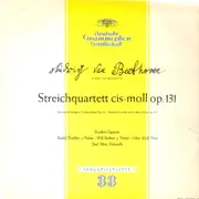LP - Ludwig van Beethoven , Koeckert-Quartett , Oskar Riedl , Josef Merz , Rudolf Koeckert , Willi Buchn - Streichquartett Cis-moll Op. 131