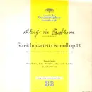LP - Ludwig van Beethoven , Koeckert-Quartett , Oskar Riedl , Josef Merz , Rudolf Koeckert , Willi Buchn - Streichquartett Cis-moll Op. 131