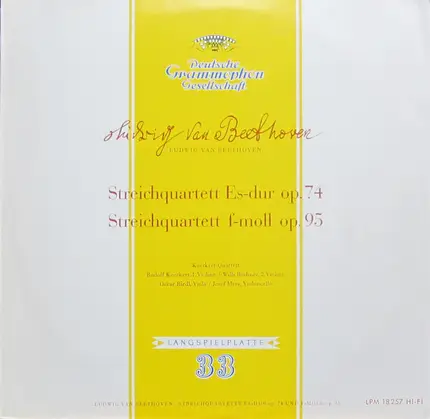 Beethoven - Streichquartette Op. 74 & 95